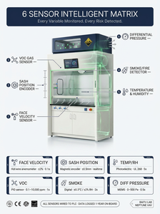 Baitu CE ISO Vollstahl-Absaughaube mit VAV Smart Control System für Groß<span class=keywords><strong>pharma</strong></span>, Arzneimittelentwicklung, Forschungs- und Entwicklungszentren, GMP-Labore - Product Image 2