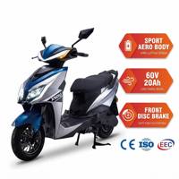 Scooter électrique de rue le plus rapide 50 km/h avec moteur 1000W 48V/72V/60V, vitesse maximale, capacité de charge 200 kg, CKD d'occasion