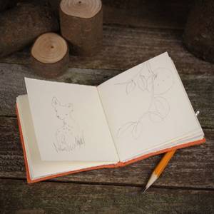 LABON Carnet <span class=keywords><strong>miniature</strong></span> en feutre de laine brodé d'animaux, carnet de croquis, carnet de poche, journal de voyage artistique, cadeau, vente en gros - Product Image 4