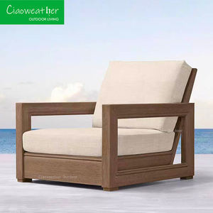 Conjunto de muebles modernos de exterior, muebles de exterior de teca de alta calidad para todo tipo de clima, piscina, Patio, jardín, sofá de madera de teca - Product Image 6