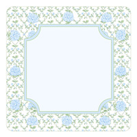 Nouveau Tapis de Mahjong Hortensia Bleu 2026 – Imprimé Floral Élégant, Antidérapant, Pliable, pour Jeu de Poker, Fête du Thé, Chemin de Table, Cadeau Personnalisé