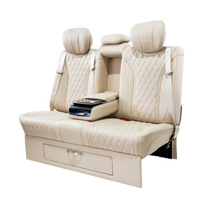 Sièges de voiture VIP pour Prado avec Kit de Console centrale Conversion d'accessoires intérieurs automatiques Sièges de fourgonnette inclinables électriques - Product Image 1