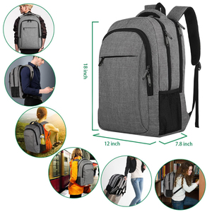 Zaino Antifurto Intelligente per Laptop, Vendita all'Ingrosso, per Uomo e Donna, Logo Personalizzabile, Zaino da Viaggio e Scuola - Product Image 6