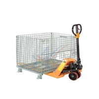 Bon prix, cages de stockage en acier robuste 1200X1000X890mm, boîte à palettes en treillis métallique