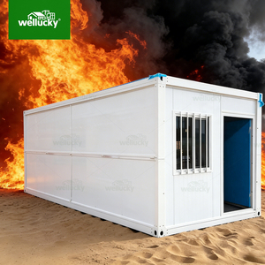 Maison préfabriquée économique de 20 pieds, module pliable X, petite classe, résistante au feu et à l'eau, adaptée aux climats extrêmes - Product Image 1