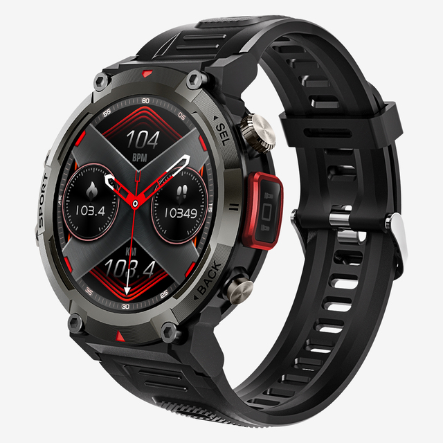 S100 Smart Watch with Lighting Function 1.45 Inch HD Large Screen Sports Fitness Waterproof Outdoor Smartwatch