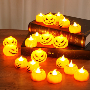 Décorations lumineuses d'Halloween en forme de citrouille, lampe LED mignonne à piles pour intérieur, chambre, fête, vacances, cadeau pour enfants - Product Image 1