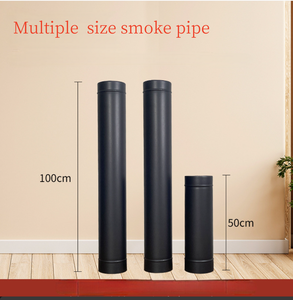 Accesorios para chimenea, tubo <span class=keywords><strong>de</strong></span> humo <span class=keywords><strong>de</strong></span> acero inoxidable 304, accesorios <span class=keywords><strong>de</strong></span> instalación a juego <span class=keywords><strong>de</strong></span> doble capa para chimenea <span class=keywords><strong>de</strong></span> <span class=keywords><strong>leña</strong></span> - Product Image 2