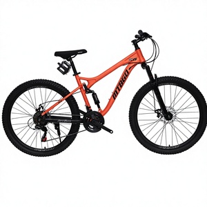 Bicicletta da Corsa MTB a 21 Velocità Direttamente dalla Fabbrica, Telaio in Acciaio ad Alto Tenore di Carbonio Saldato TIG, Forcella Ammortizzata da 42mm, Cerchi in Alluminio con Marcatura <span class=keywords><strong>Laser</strong></span> - Product Image 1