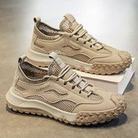 Chaussures décontractées pour hommes, nouvelle collection printemps, haute qualité, respirantes, maille fine, polyvalentes, antidérapantes, pour le skateboard, sécurité au travail