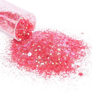 Paillettes holographiques épaisses, paillettes artisanales, paillettes scintillantes, paillettes cosmétiques, flocons de paillettes pour résine époxy, corps, visage, yeux, nail art, slime - Product Image 4