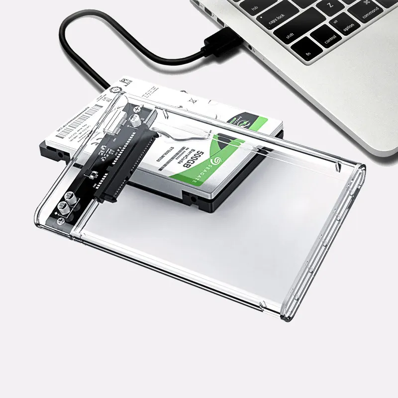 USB 3.0 2.5 pollici sata 2.5 custodia esterna ssd 2.5 custodia del disco rigido 2.0 caseing scatola del disco rigido per macbook