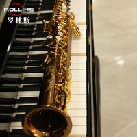 Comfortable Keys High Grade Straight Phosphor Copper Body Not Prone to Whistling Gold Lacquer Keys X3-II Soprano Saxophone