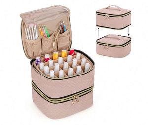 Free Sample <b>Nail</b> <b>Polish</b> <b>Organizer</b> - Hold 40 Bottles (15ml - 0.5 Fl.oz), <b>Nail</b> <b>Polish</b> Case with Tools Storage Pockets - Product Image 1