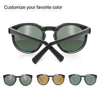 Lunettes de soleil polarisées personnalisées pour femmes, monture intégrale TR90 de haute qualité, confortables, protection UV400, verres classiques, légères, pour l'extérieur