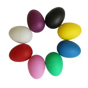 Egg Shaker, Instrumentos Musicales, Agitadores de Ritmo Coloridos, Ligeros, Fáciles de Sostener, Juguetes de Percusión Hechos a Mano de Plástico para Músicos - Product Image 1