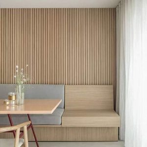 Tấm ốp tường WPC, tấm ốp tường PVC làm nền TV, tấm ốp rãnh cho trang trí nội thất - Product Image 3