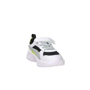 Zapatillas Puma para Niños, Blancas y Negras, Tallas 21-27, Altura del Tacón 3 cm, Lona, Modernas - Product Image 5