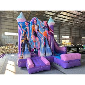 Château gonflable commercial K-Pop Demon Combo Hunter prêt à être expédié, avec installation facile pour les fêtes. - Product Image 6