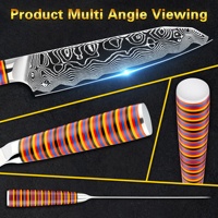 Couteau de chef japonais Gyuto en acier Damas VG10 à 67 couches, à haute teneur en carbone, avec manche Rainbow G10 de 8 pouces, idéal pour les restaurants