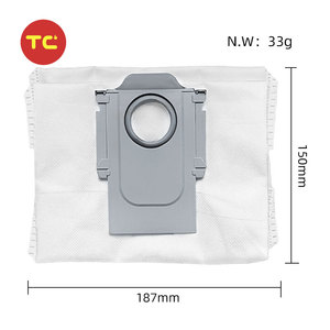 Pièce d'aspirateur de sac à ordures pour Xiaomi <span class=keywords><strong>Roborock</strong></span> Q7 <span class=keywords><strong>Max</strong></span> / T8 / G10S / <span class=keywords><strong>S7</strong></span> MaxV Ultra Robot aspirateur pièces de rechange accessoires - Product Image 1