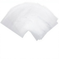 AiQInu 100 pièces de sacs refermables en polyéthylène PE 14x20cm transparents auto-scellants pour bijoux, confiseries, électronique
