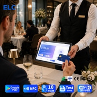 Tableta POS Android con Lector NFC de 10.95 Pulgadas, WiFi 6, Pantalla Táctil de 10 Puntos para Pedidos y Pagos en Restaurantes