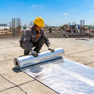 Matériau de réparation de fuites de toiture, ruban d'<span class=keywords><strong>étanchéité</strong></span> auto-adhésif en butyl pour fissures de maison, patch imperméable pour toiture et tuiles en acier coloré - Product Image 1