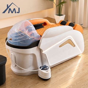 Muebles de salón de belleza multifunción, cabezal de lavado de pelo, <span class=keywords><strong>Spa</strong></span>, cama de champú de masaje eléctrica reclinable - Product Image 3