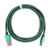 Cable USB Tipo C para Sincronización de Datos y Carga Rápida, Cable Cargador con Trenzado de Nailon para Teléfonos Móviles Samsung, Huawei y Android