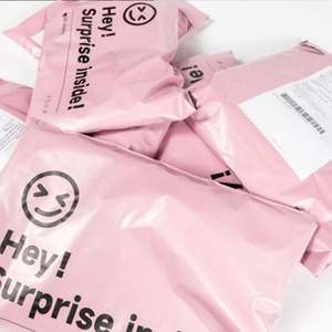 Sacs d'expédition roses personnalisés avec logo, biodégradables, pour vêtements, emballage pour supermarchés et expositions - Vente en gros - Product Image 4