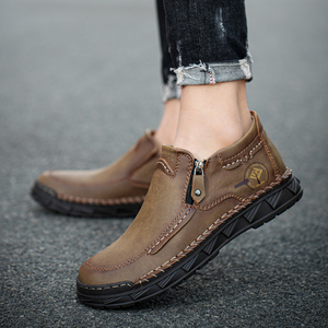 ドライビングシューズプロブルーブラッククラシック高級ブランドイタリアンピュアレザーメンズファクトリー - Product Image 6