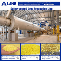Línea de Producción de Urea Recubierta de Polímeros LANE, Tambor Rotatorio Granular de Liberación Lenta, Planta de Fabricación Llave en Mano de Alta Capacidad