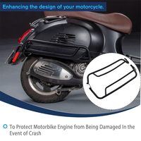 Protection de moteur de moto, barre anti-chute, protection de cadre, protection contre les chutes pour Vespa GTS 125 GTS 300 GTV 300 2007-2023