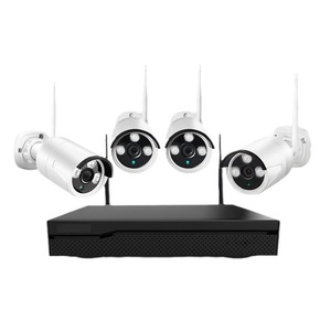 Bốn kênh không dây Wifi 2MP CMOS Tầm nhìn ban đêm phát hiện chuyển động IP65 không thấm nước CCTV Camera An Ninh Kit hệ thống - Product Image 2