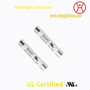 HV18 PV 1500VDC 1A-32A Solar protection fusibile link ceramic fuse with silver plated brass terminals endure high temperature