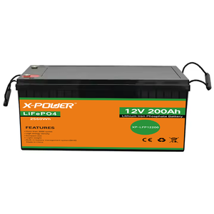 Stok US 12.8V 200Ah kemasan baterai LiFePO4 masa pakai 5 tahun dengan solusi penyimpanan energi BMS 200A untuk RV Marine Backup Power - Product Image 5