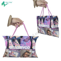 Boîtes d'Oreiller Personnalisées pour Cheveux avec Logo, Coffrets d'Emballage pour Perruques et Extensions Capillaires