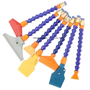 Buse de pulvérisation de Jet de vent de séchage industriel, buse de pulvérisation de Jet de vent de ventilateur plat de balayage d'air comprimé <span class=keywords><strong>Flexible</strong></span> d'abs de 1/4 pouces pour le refroidissement - Product Image 1