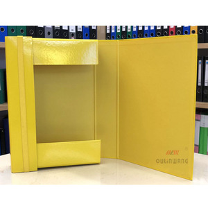 Yunchun ounan nhà máy trực tiếp A3 tập tin Hộp Tùy chỉnh in ấn nhiệt ràng buộc da bìa cứng dữ liệu lưu trữ giấy thư mục 80 - Product Image 5