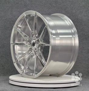 722Auto Jantes forgées monobloc 20-22 pouces à rayons multiples 5x112 5x120 5x130 finition satin brossé pour <span class=keywords><strong>Porsche</strong></span> Taycan Audi <span class=keywords><strong>E</strong></span>-<span class=keywords><strong>tron</strong></span> <span class=keywords><strong>GT</strong></span> Mercedes - Product Image 4