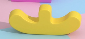 Forma de Espuma Suave Amarilla para Área de Juegos, Uso Comercial en Interiores - Product Image 3
