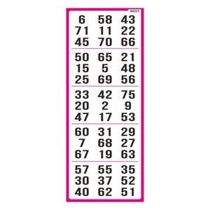 Custom Bingo Card Printing Service Free Design Template Sizes Logo Personalized for Your Event - Product Image 2