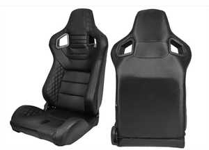 Universal Reclinable Black PVC Business Style Sport <strong>Seats</strong> Model 1061 for AC <strong>Cobra</strong> 1997-2000 - Product Image 6