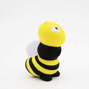 PU Foam <b>Bee</b> Stress Toys Imprint Logo <b>Bee</b> Shaped Soft Squeezable Relief Toys for Promotion - Product Image 4