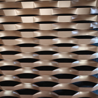 Protège-gouttière en maille d'aluminium Protège-écran de fenêtre en acier tissé sergé en métal déployé Poinçonnage perforé Grille extensible en maille métallique