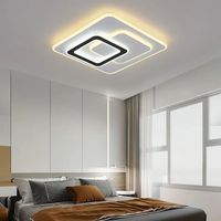 Éclairage de chambre à coucher carré rond Simple Smart Led acrylique led plafonniers d'intérieur modernes pour le salon