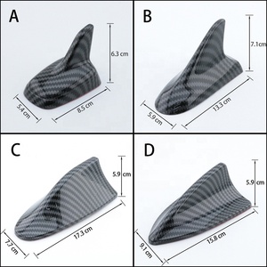 Antenne de <span class=keywords><strong>voiture</strong></span> universelle en fibre de carbone, antenne de toit de <span class=keywords><strong>voiture</strong></span>, antenne FM/AM/DAB, antenne de requin imperméable - Product Image 4