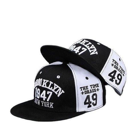 Оптовая продажа; Цвет Черный; Обувь на плоской подошве с широкими полями шляпа бейсболки 6 панели 3D вышивка логотипа Кепка в стиле хип-хоп с прямым козырьком, Снэпбэк кепки, головные уборы