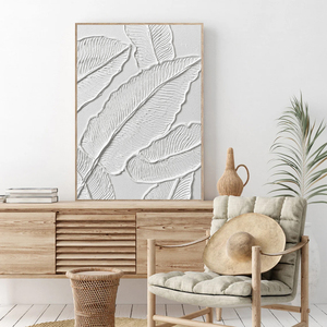 Dipinti su tela ad olio personalizzati realizzati in fabbrica <span class=keywords><strong>con</strong></span> cornice a mano PS arte della parete <span class=keywords><strong>con</strong></span> Design a foglia per l'arredamento della casa - Product Image 3